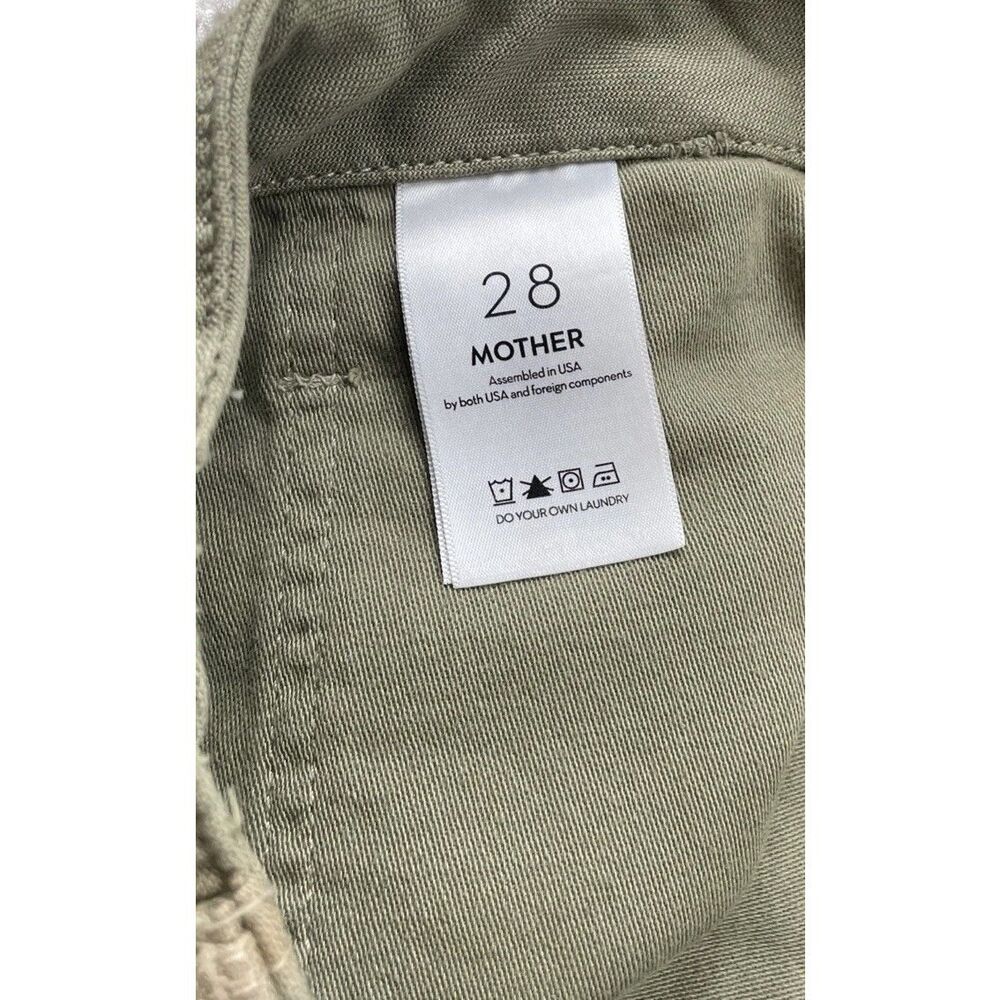 NEW Mother Fangirl Fatigue Flood High Rise Wide Barrel Pants Dried Herb Sz 28 - Picture 8 of 9